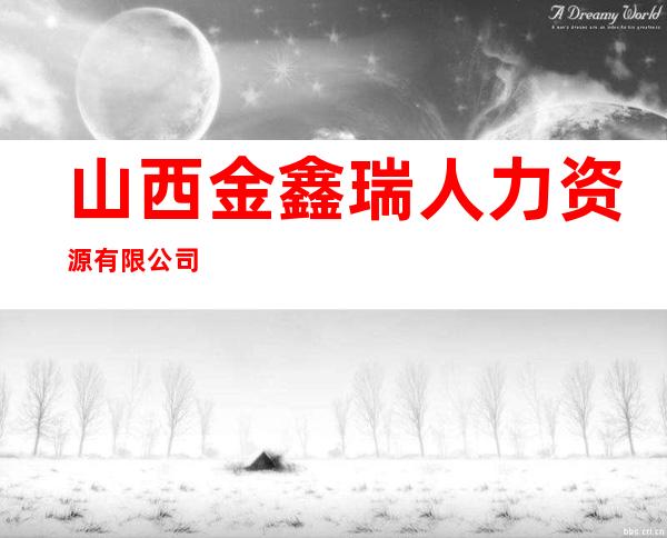 山西金鑫瑞人力资源有限公司
